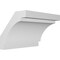 Ekena Millwork 6-in. W x 40-in. D x 40-in. H Merced Architectural Grade PVC Knee Brace BRCP06X40X40MRC - alternate 1